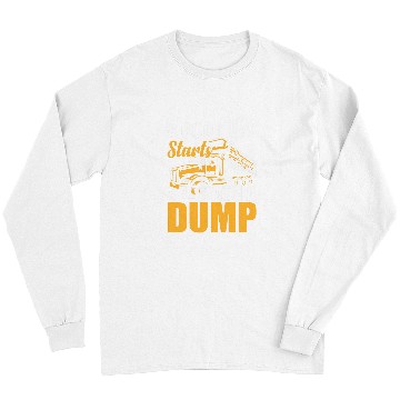 Discover Fit for Men Dump Truck Supplies Dump Truck Driver Long Sleeves
