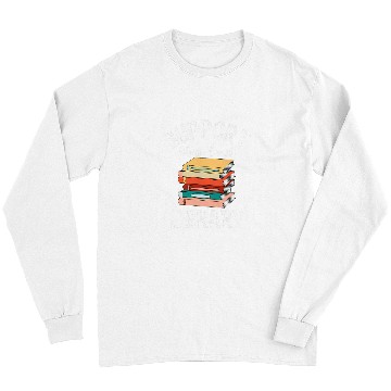 Discover Book Fun Support Your Local Library Reading Animal Lover Long Sleeves
