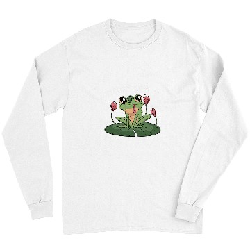 Discover Frog Pet Ribit Ribit Frog Lily Pads Long Sleeves