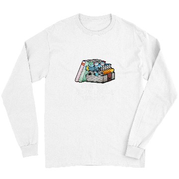 Discover Book Fun Support Your Local Library Librarian Bookworm Long Sleeves