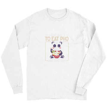 Discover Panda Pet Eats Pho Soup Kawaii Long Sleeves