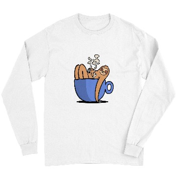 Discover Coffee Fun Humorous Coffee Lover Drinker Cup Caffeine Long Sleeves