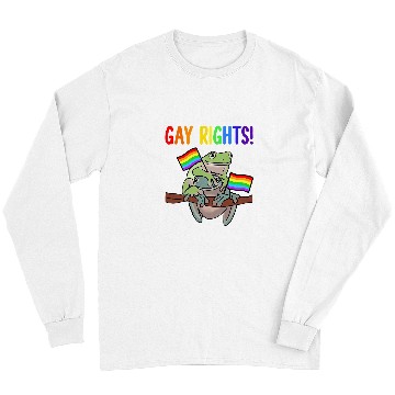 Discover Frog Pet LGBT Toad Gay Rights LGBT Pride Month Long Sleeves