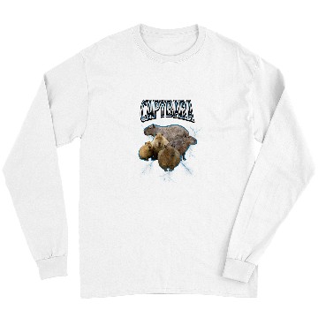 Discover capybaras Pet Bootleg vintages 90s Rap Tee capybaras Lover Gifts Long Sleeves