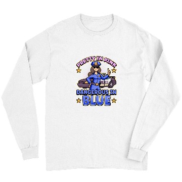 Discover Police Job Law Enforcement Design for a Female Police Officer Long Sleeves