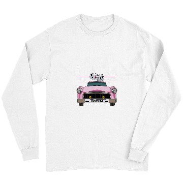 Discover 50s Hip Hop Retro 1950s Party Pink vintages Dance Car Dancer Long Sleeves