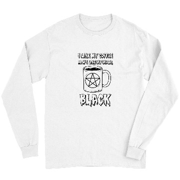 Discover Coffee Fun Trendy Black Magic Coffee Pentacle Cup Long Sleeves