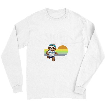 Discover Sloth Pet Running Team Matching Fun Run Participant Themed Event 1 Long Sleeves