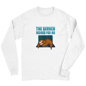 Discover Sloth Pet Coder Developer Coding Software Engineer Sloth Programmer Long Sleeves