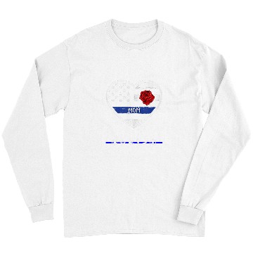 Discover Police Job Mothers Day for Police Mom Floral Graphic Plus Size Long Sleeves