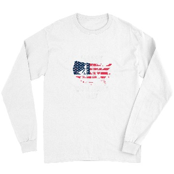 Discover American Flag Happy Columbus Day Long Sleeves