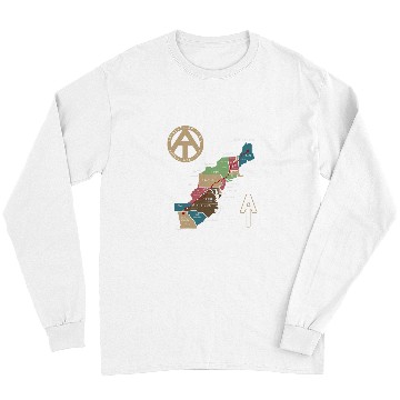 Discover appalachian trail hiking map Long Sleeves