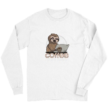 Discover Sloth Pet Computer Science Sloth Programmer Coding Gift For IT Coder Long Sleeves