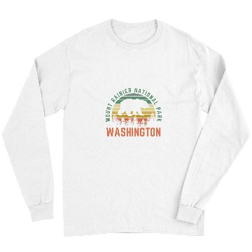 Discover Bear Pet Mount Rainier National Park Washington Bear Nature Outdoors Long Sleeves