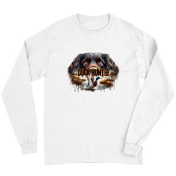 Discover Boykin Spaniel Dog with Mallard Ducks Hunting Duck Hunter Long Sleeves