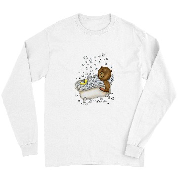 Discover Bear Pet Teddy Bear Bubble Bath with Rubber Ducky Long Sleeves