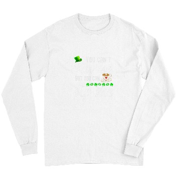 Discover Coffee Fun St Patricks Day Coffee Waitress Waiter Tips Long Sleeves