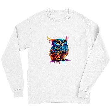 Discover Owl Pet Night Bird Eagle Owl Barn Owl Wisdom Mouse 70 Long Sleeves