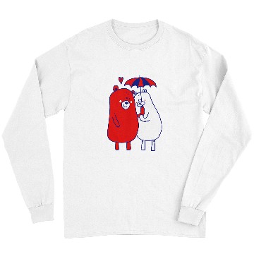 Discover Bear Pet BEAR Wedding Anniversary Engagement Party Him Her Couples 2 Long Sleeves