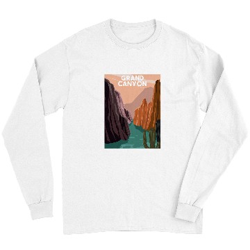 Discover Grand Canyon National Park Throwback Design Classic 2 Long Sleeves
