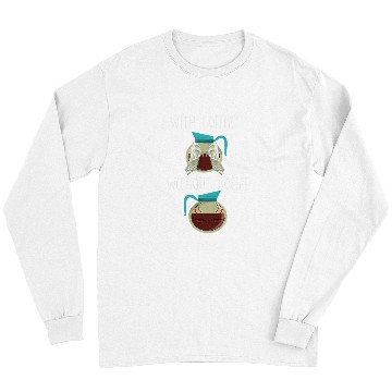 Discover Coffee Fun Angel Wings Devil Horns Design Long Sleeves