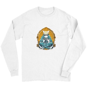 Discover Panda Pet in yoga meditation position buddha pandas 5 Long Sleeves