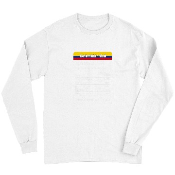 Discover Colombian Dad Nutrition Facts Fathers Long Sleeves