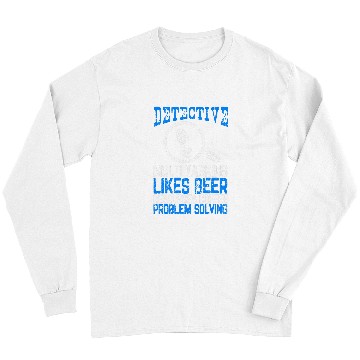 Discover Detective Multi Tasking Problem Solving Distressed Design Long Sleeves