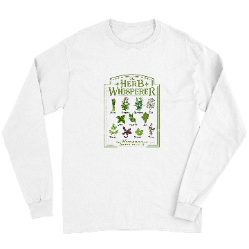 Discover Herb Plants Identification Chart Motive Long Sleeves