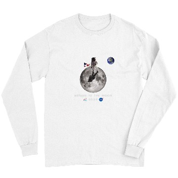 Discover NASA Artemis Mission Astronaut Moon 2025 Long Sleeves