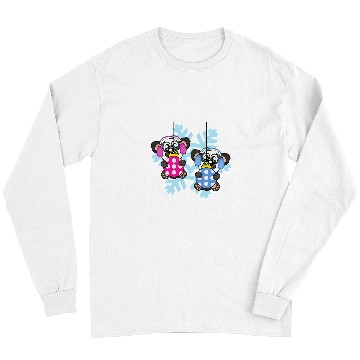 Discover Panda Pet Christmas Balls Winter Snowflake Snow Long Sleeves