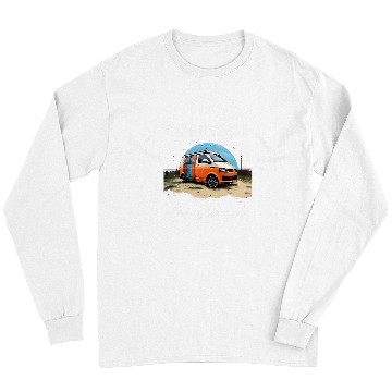Discover Cornwall Design Cornwall Wanderlust Camper Long Sleeves