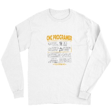 Discover Beer Fun cnc programmer multi tasking likes beer problem solving Long Sleeves