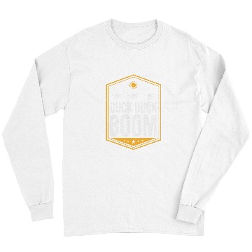 Discover Duck Pet Boom Humorous Duck Hunting Design Long Sleeves