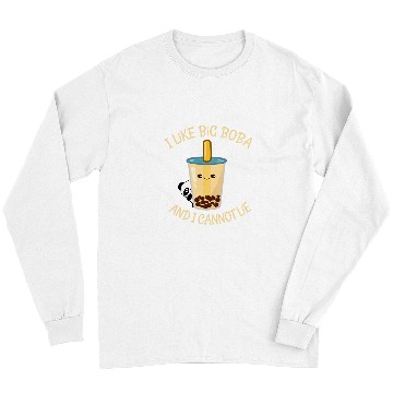 Discover Panda Pet Loves Boba Tea and Cannot Lie Long Sleeves