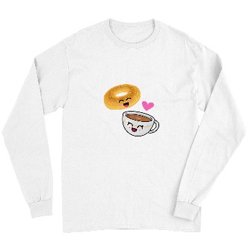 Discover Coffee Fun Bagels Coffee bagel Long Sleeves