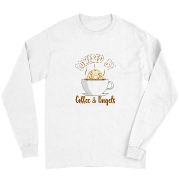Discover Coffee Fun Bagel Breakfast Brunch Bagel Long Sleeves