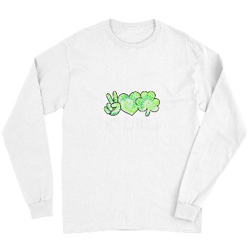 Discover Erin Go Bragh Ireland Forever St Pattys Day Green Tie Dye Long Sleeves