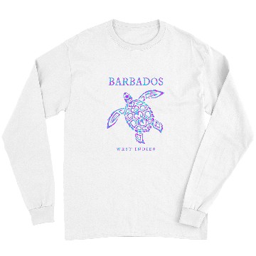 Discover Turtle Pet Barbados Sea Turtle Beach Vacation Long Sleeves