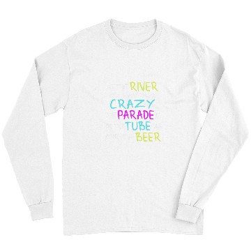 Discover Beer Fun Drinking River Rafting Hilarious River Rat Gift 24 Long Sleeves