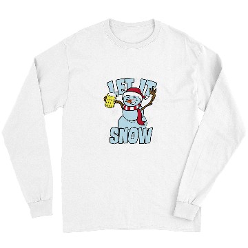 Discover Beer Fun Drinking Snowman Let It Snow Long Sleeves