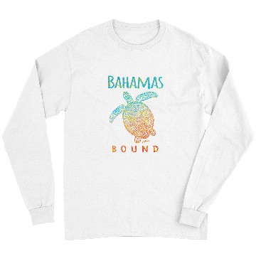 Discover Turtle Pet Bahamas Bound Sea Turtle Beach Long Sleeves