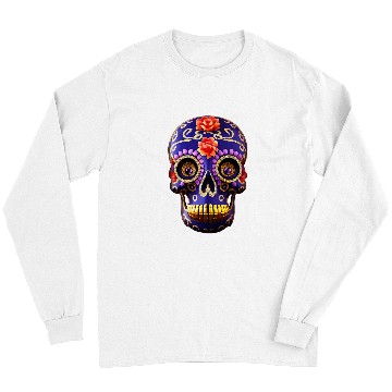Discover Day Of The Deads Dia De Los Muertos calavera sugar skull Long Sleeves