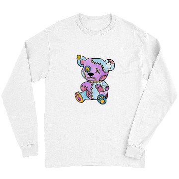 Discover Bear Pet Patchwork Creepy Teddy Bear Voodoo Cute Goth Long Sleeves