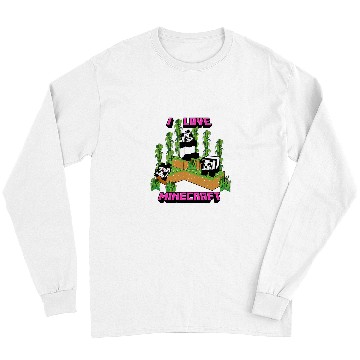 Discover Panda Pet Minecraft Panda Love Poster Long Sleeves