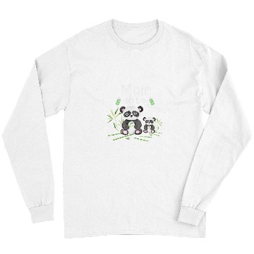 Discover Panda Pet mom to be panda bear cute baby shower Long Sleeves