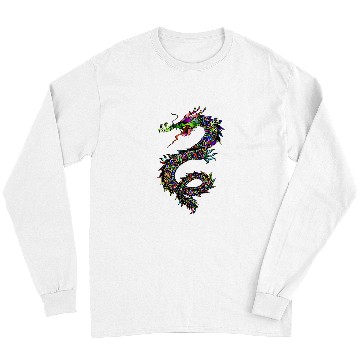 Discover Dragon Pet Chinese New Years Folklore Art Long Sleeves