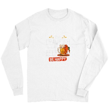 Discover Beer Fun Eat Crawfish Drink Beer Be Happy Funny Cajun Long Sleeves