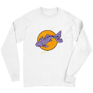 Discover Japan Koi Fish Japanese Art Gift Long Sleeves