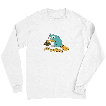 Discover Disney Phineas And Ferb Perry The Platypus Nom Nom Nom Long Sleeves